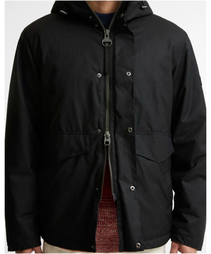 Barbour International capospalla uomo everrett wax jacket wat cot outw MWX2605-BK71 - immagine 2