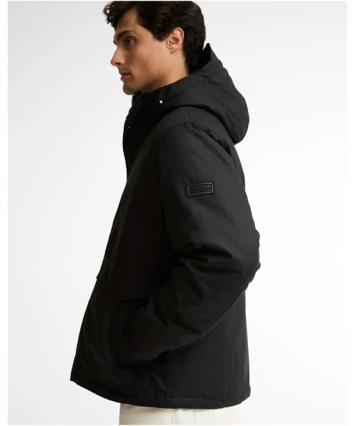 Barbour International capospalla uomo everrett wax jacket wat cot outw MWX2605-BK71 - immagine 5