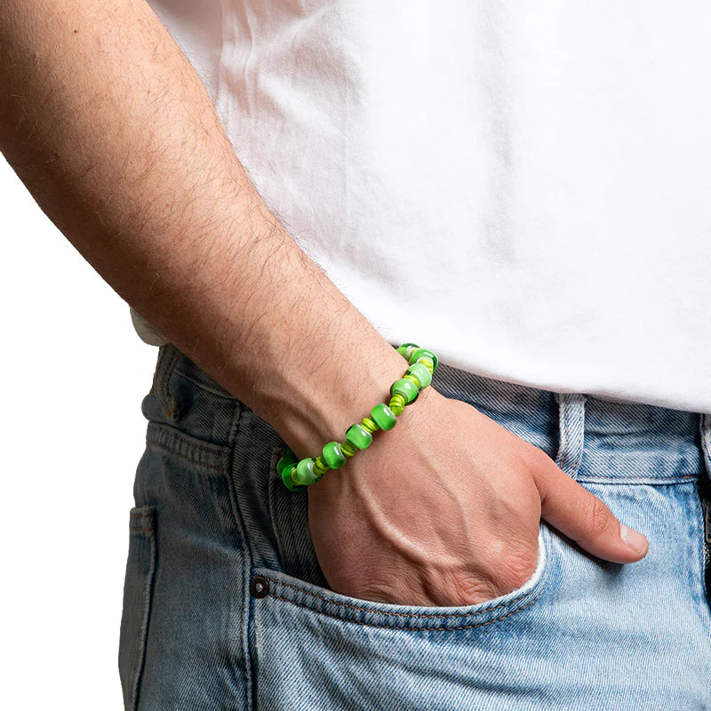 Braccialetti Aua collezione Argento mod VERDE PRATO