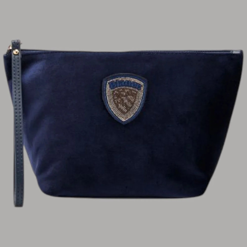 Blauer Borsa pochette donna velvet polyester clutch F6DEBBY01/CLU NAVY