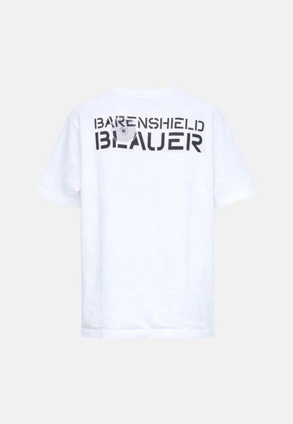 Blauer T-shirt uomo 26SBLUH02237 mod. Wallance Bianco Neve