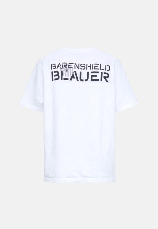 Blauer T-shirt uomo 26SBLUH02237 mod. Wallance Bianco Neve