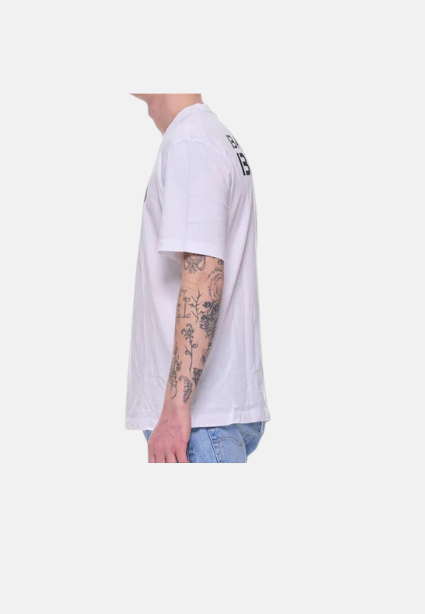Blauer T-shirt uomo 26SBLUH02237 mod. Wallance Bianco Neve