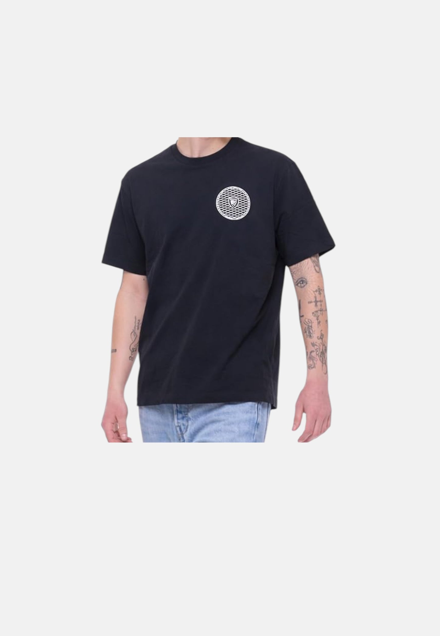 Blauer T-shirt uomo 26SBLUH02237 mod. Wallance Bianco Nero
