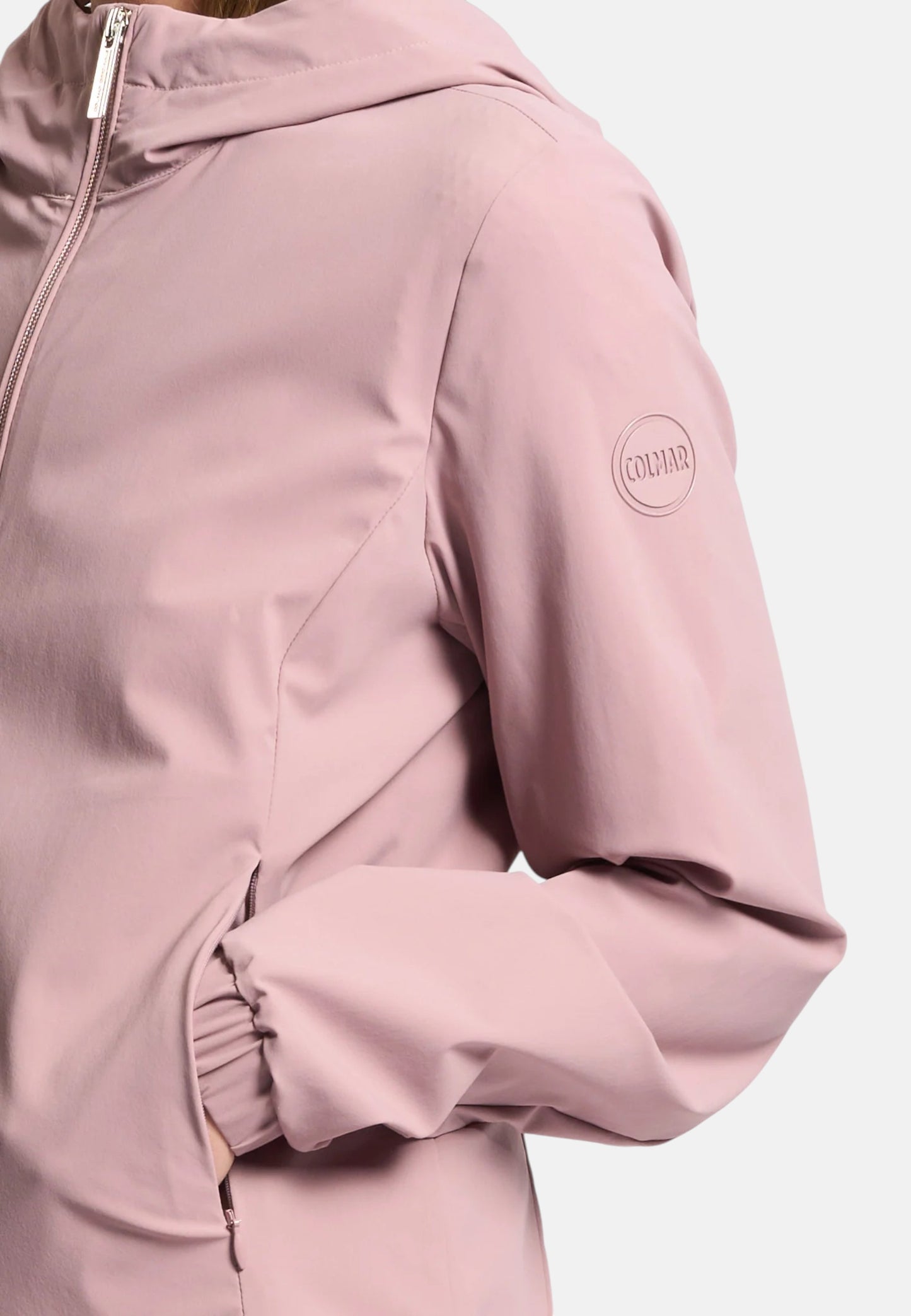 Colmar Women's Stretch Jacket 1914 Pink with Hood