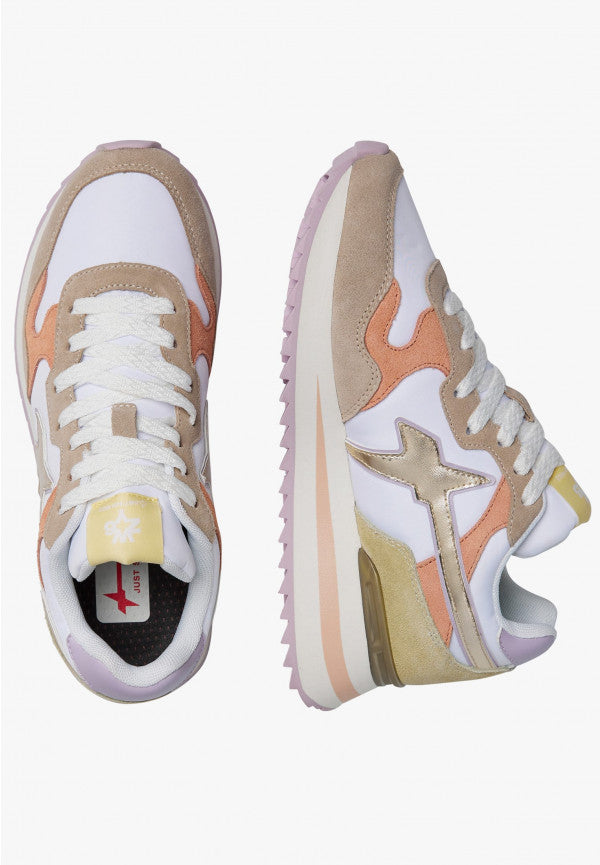 6YZ Sneaker Donna Yak-W Suede e Tessuto Tecnico vista alto