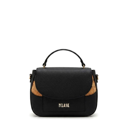 1^ Classe borsa donna Tracolla con patta nero LF76 9407 0001