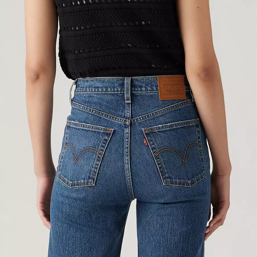 Levi's Jeans donna Ribcage Straight Alla Caviglia