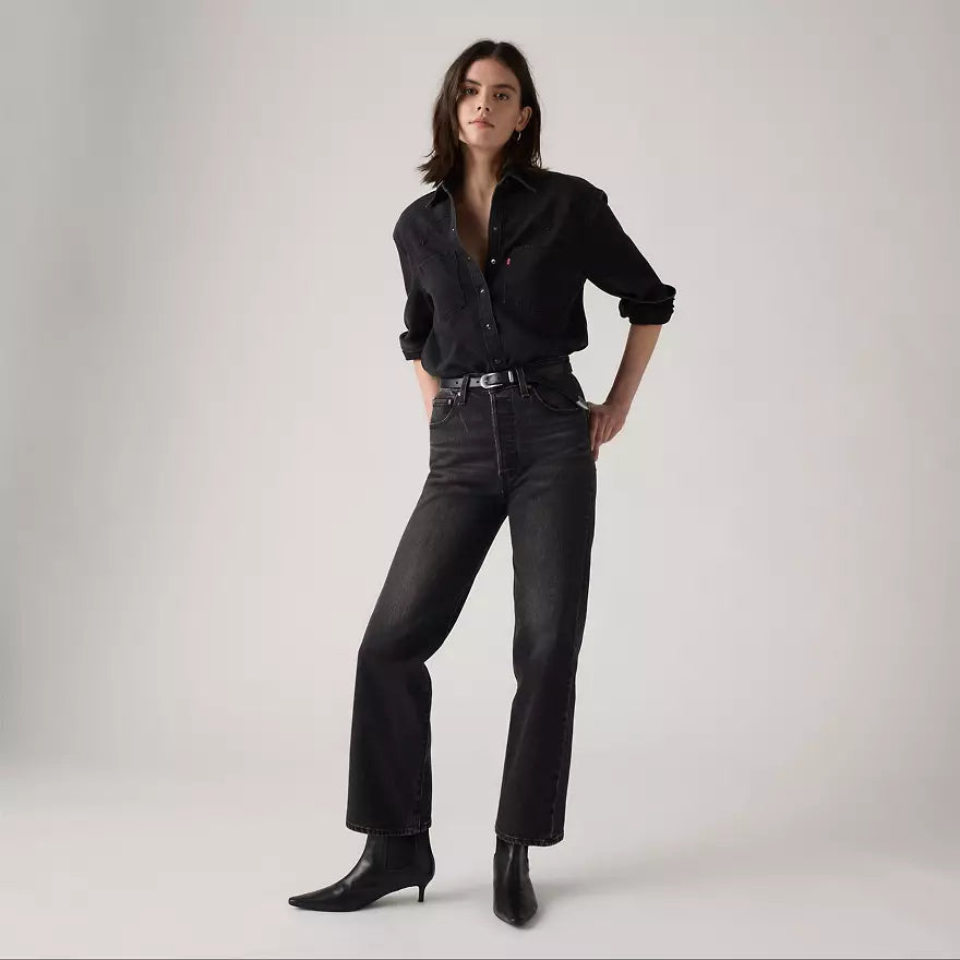 Levi's Jeans donna Ribcage Straight Alla Caviglia 726930257