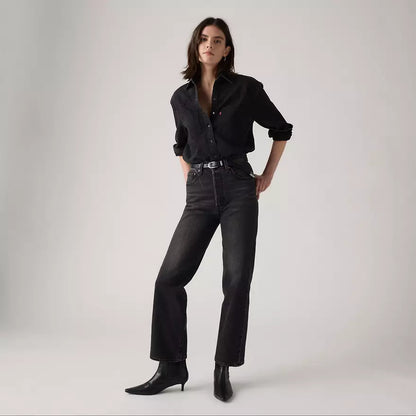 Levi's Jeans donna Ribcage Straight Alla Caviglia 726930257