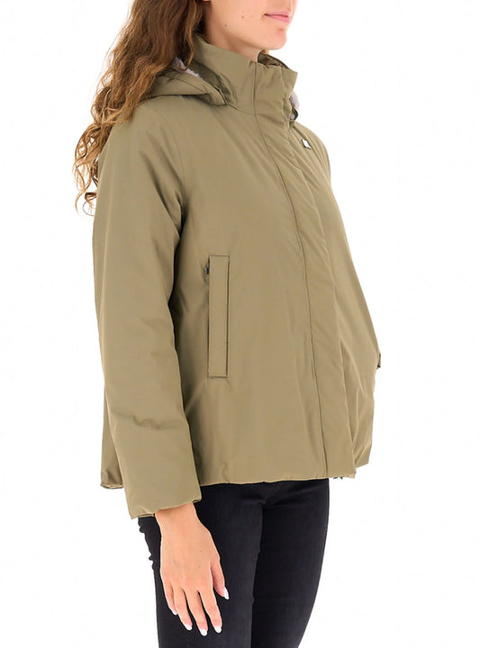 K-way Giubbino donna Sophie Twill Soft Beaver K8144BW-DC9 - immagine 2