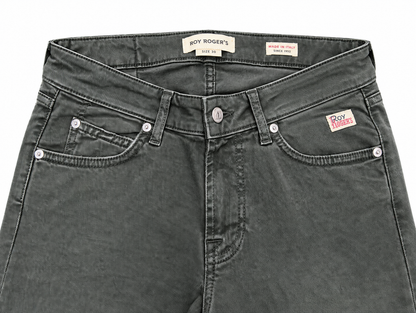 Roy Roger's JEANS uomo 517 Plain MAN Soft bull elast. Crow RRU089CS860127 C0242 - immagine 3