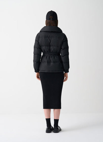 Colmar capospalla donna Piumino animalier con cintura 2211 4ZO 99