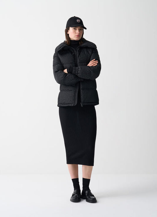 Colmar Damen-Daunenjacke mit Animal-Print und Gürtel, Modell 2211 4ZO 99