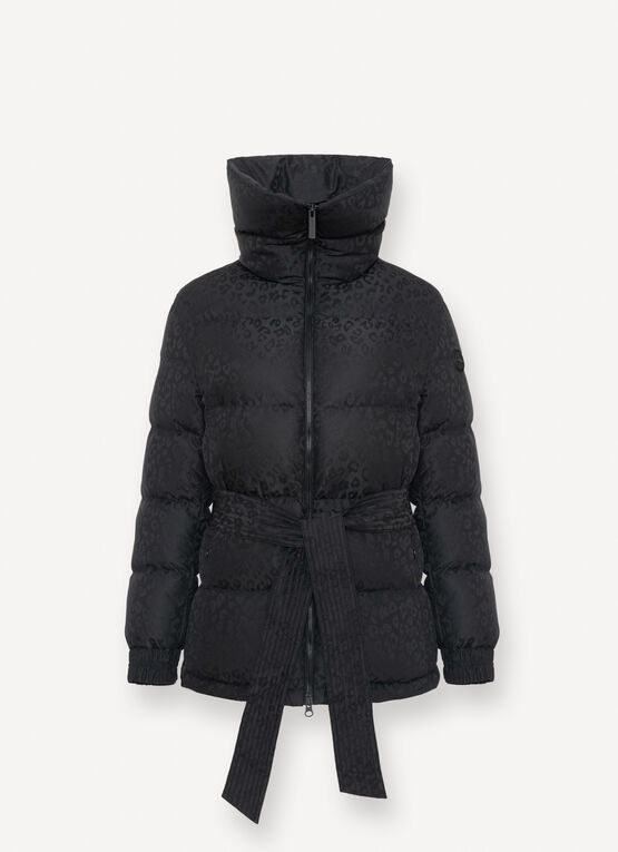 Colmar capospalla donna Piumino animalier con cintura 2211 4ZO 99