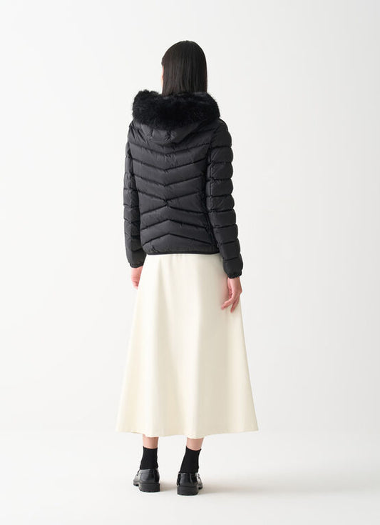 Colmar capospalla donna Piumino trapuntato con pelliccia sintetica 2219E 2YO 99