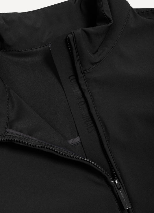 dettaglio tessuto softshell nero colmar