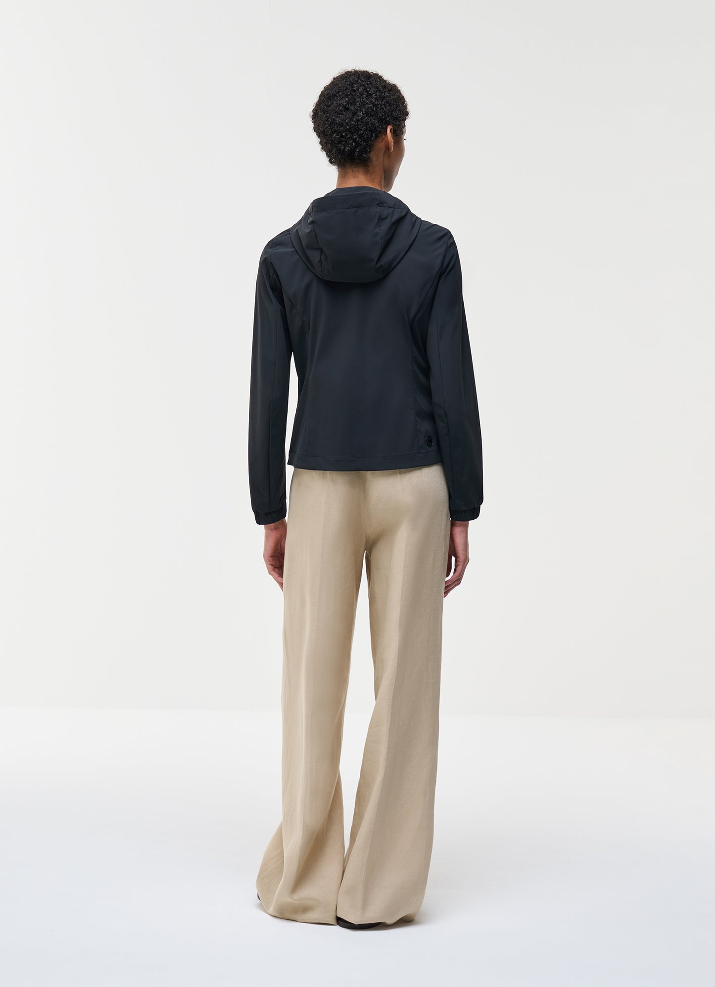 Colmar Damen-Stretchjacke 1914, Schwarz mit Kapuze