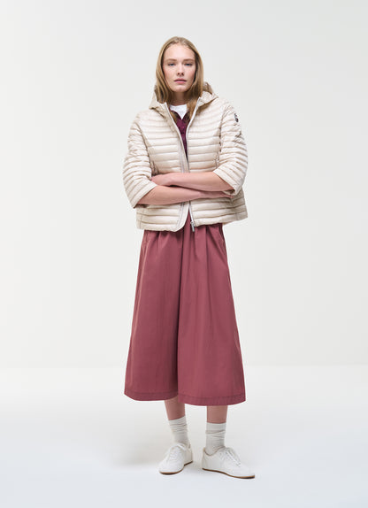 colmar giacca donna trapezio piumino leggero beige