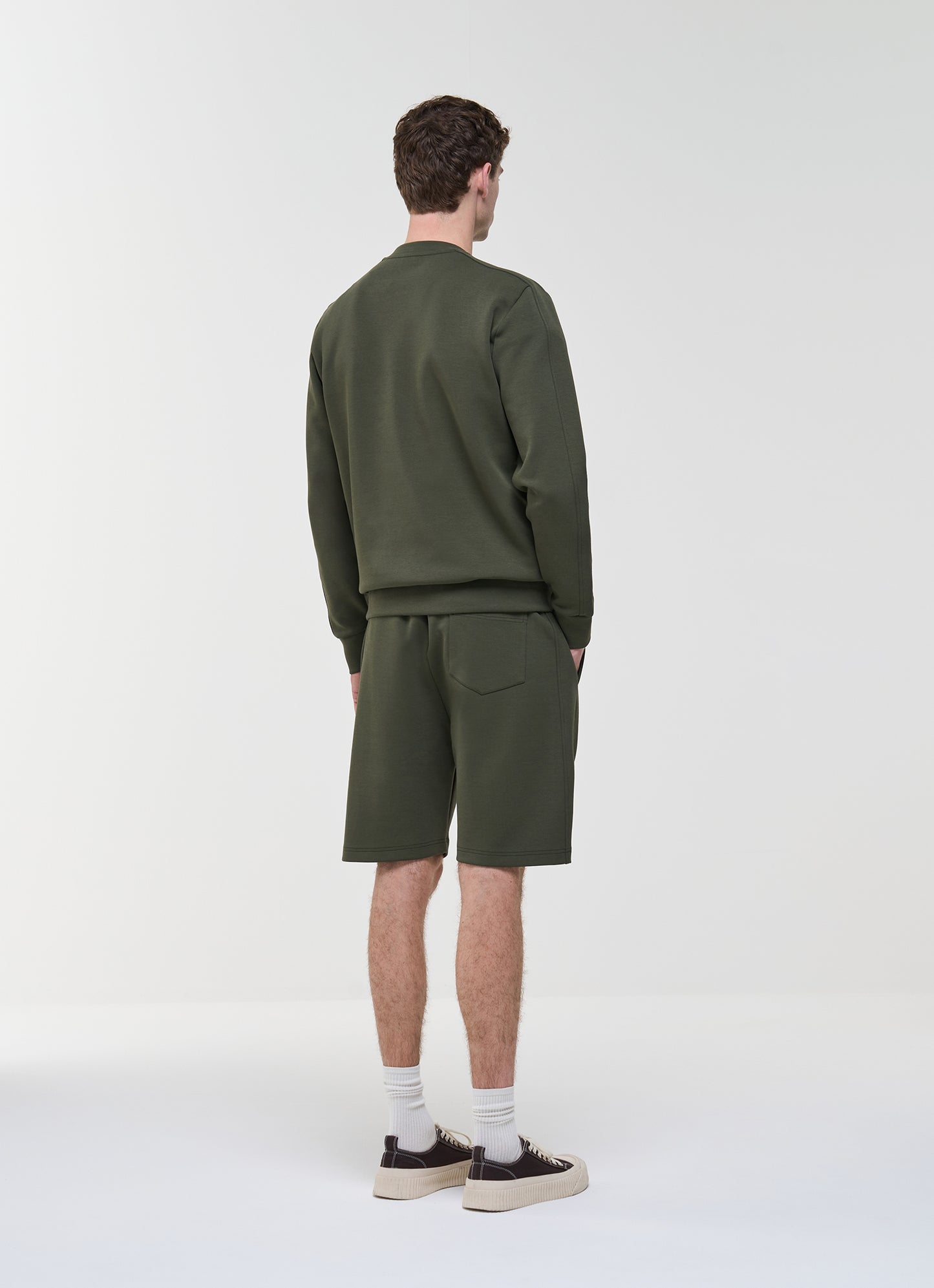 Colmar Felpa Uomo Girocollo 6126 Verde con Logo