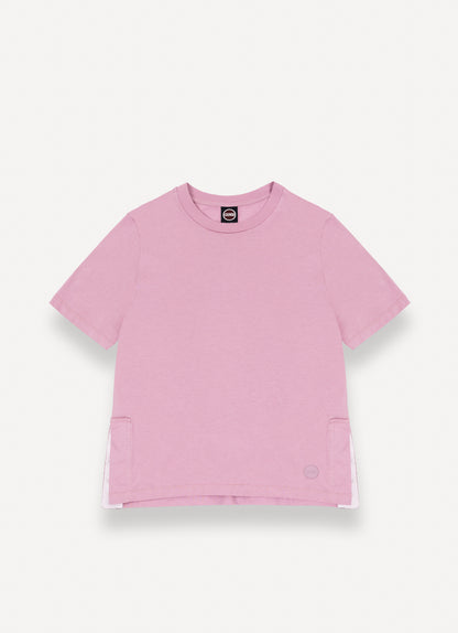 t-shirt donna Colmar Originals girocollo cotone rosa