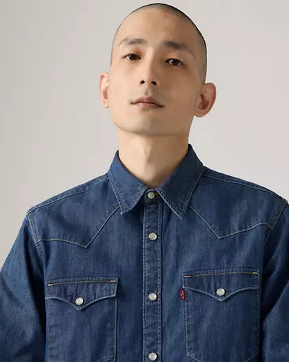 Levi's Camicia uomo denim Standard Western Barstow 857440041