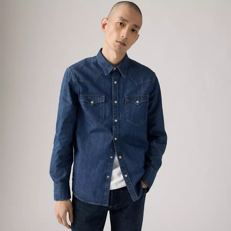 Levi's Camicia uomo denim Standard Western Barstow 857440041