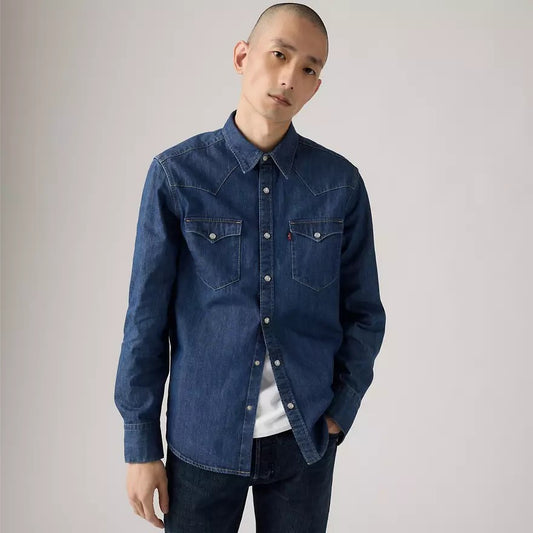 Levi's Camicia uomo denim Standard Western Barstow 857440041