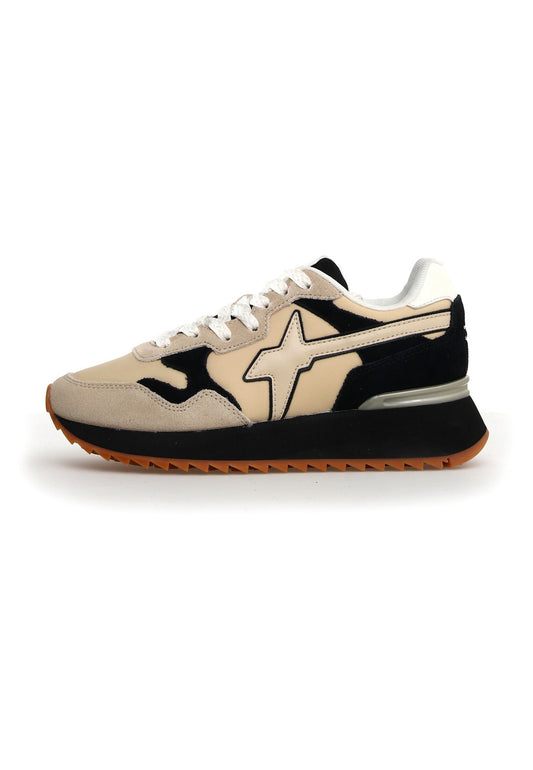 W6yz scarpa donna mod YAK-W Cream-Black