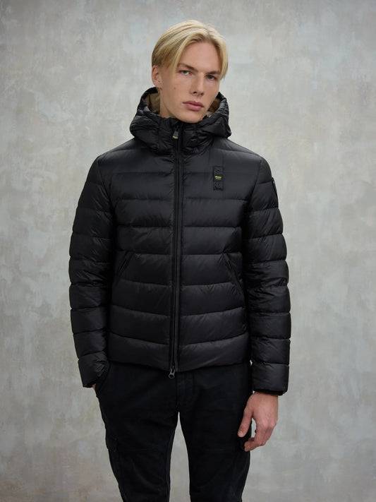 Blauer giubbino uomo piumino con cappuccio Acton

25WBLUC03086-006047 999EI