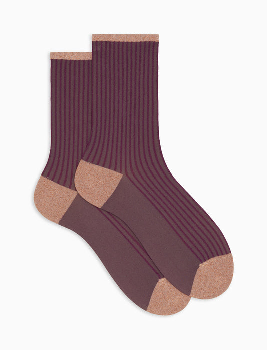 Gallo Women's short socks polyamide and lurex