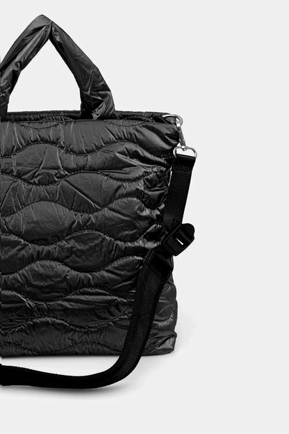 Blauer borsa donna padded nylon shopping bag