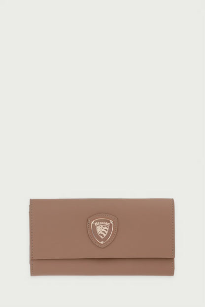 Blauer Portafoglio donna coated nylon wallet F6FENNY05/JAN MUD - immagine 1