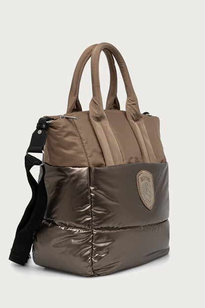 Blauer Borsa donna Polyester nylon tote bag F6QUARTXL01/PAD BEIGE - immagine 2