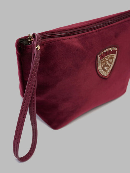 Blauer Borsa pochette donna velvet polyester clutch F6DEBBY01/CLU BORDEAUX