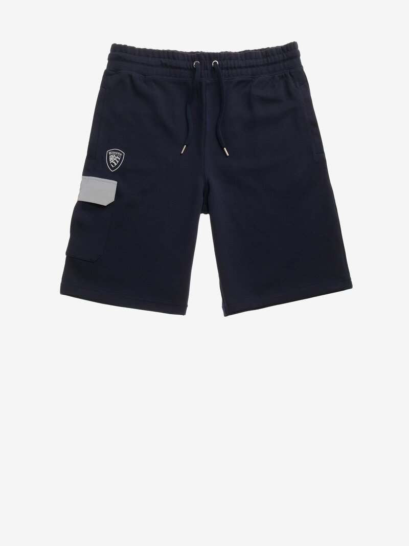 Blauer Bermuda uomo in felpa mod. Pacific 25SBLUP02063_1