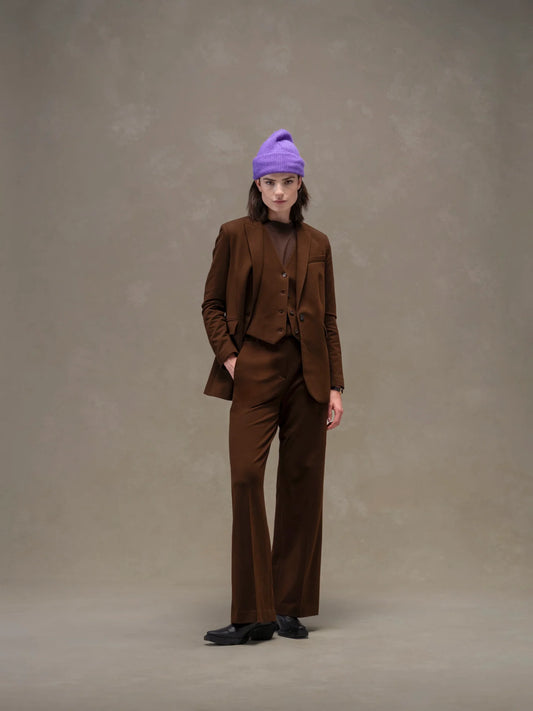 Circolo 1901 Women's Masculine Cashmere Touch Trousers