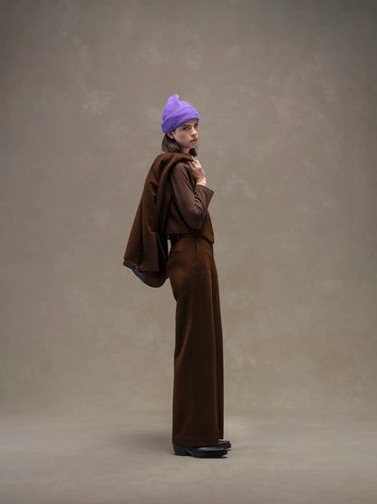 Circolo 1901 Pantalone donna masculine cashmere touch