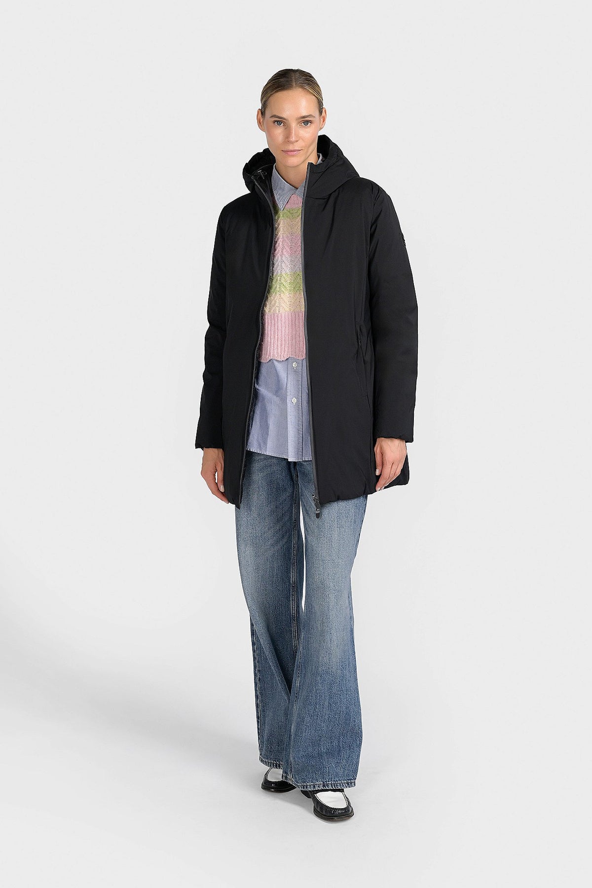 Canadian Giubbino donna Moosonee long G224304W/BKBK - immagine 2