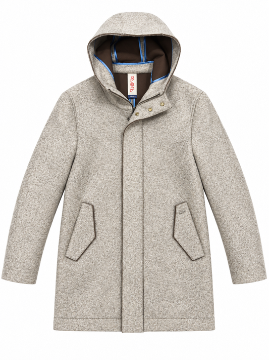 Bob Giubbotto uomo con zip e cappuccio A27WICK444T444 - immagine 1