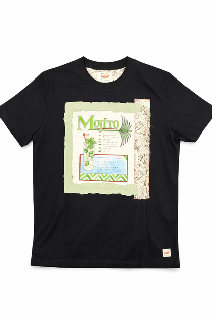 Bob T-shirt uomo in cotone lavorata