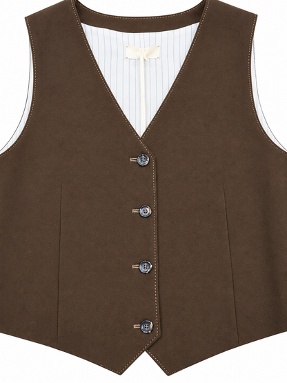 Circolo 1901 Gilet donna - Corteccia - FD3603 - immagine 1