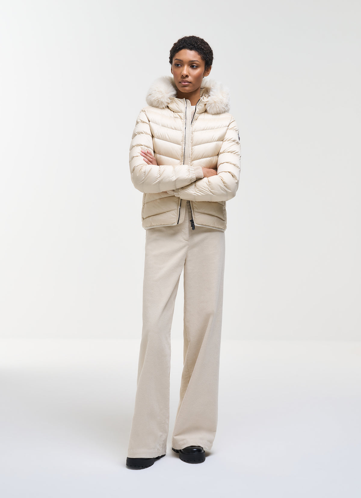 Colmar Piumino donna con cappuccio in pelliccia sintetica 22000019E 2YO 56 - immagine 1