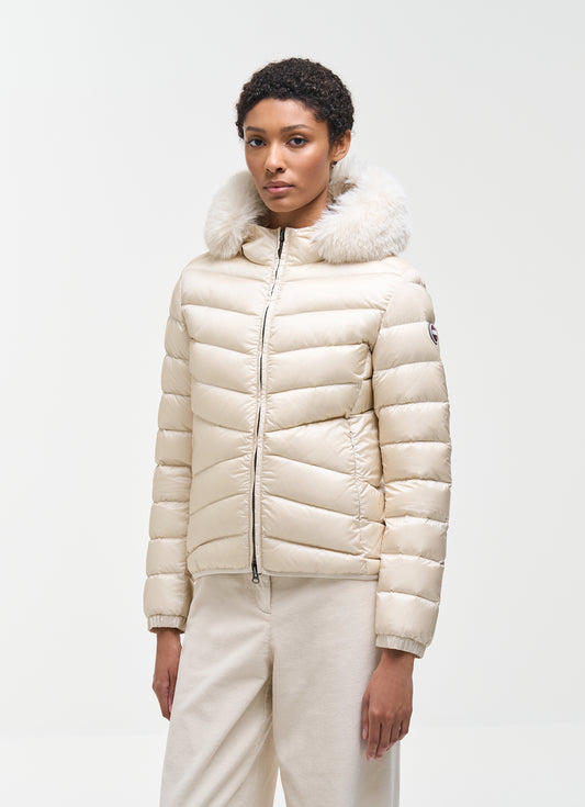 Colmar Piumino donna con cappuccio in pelliccia sintetica 22000019E 2YO 56 - immagine 2