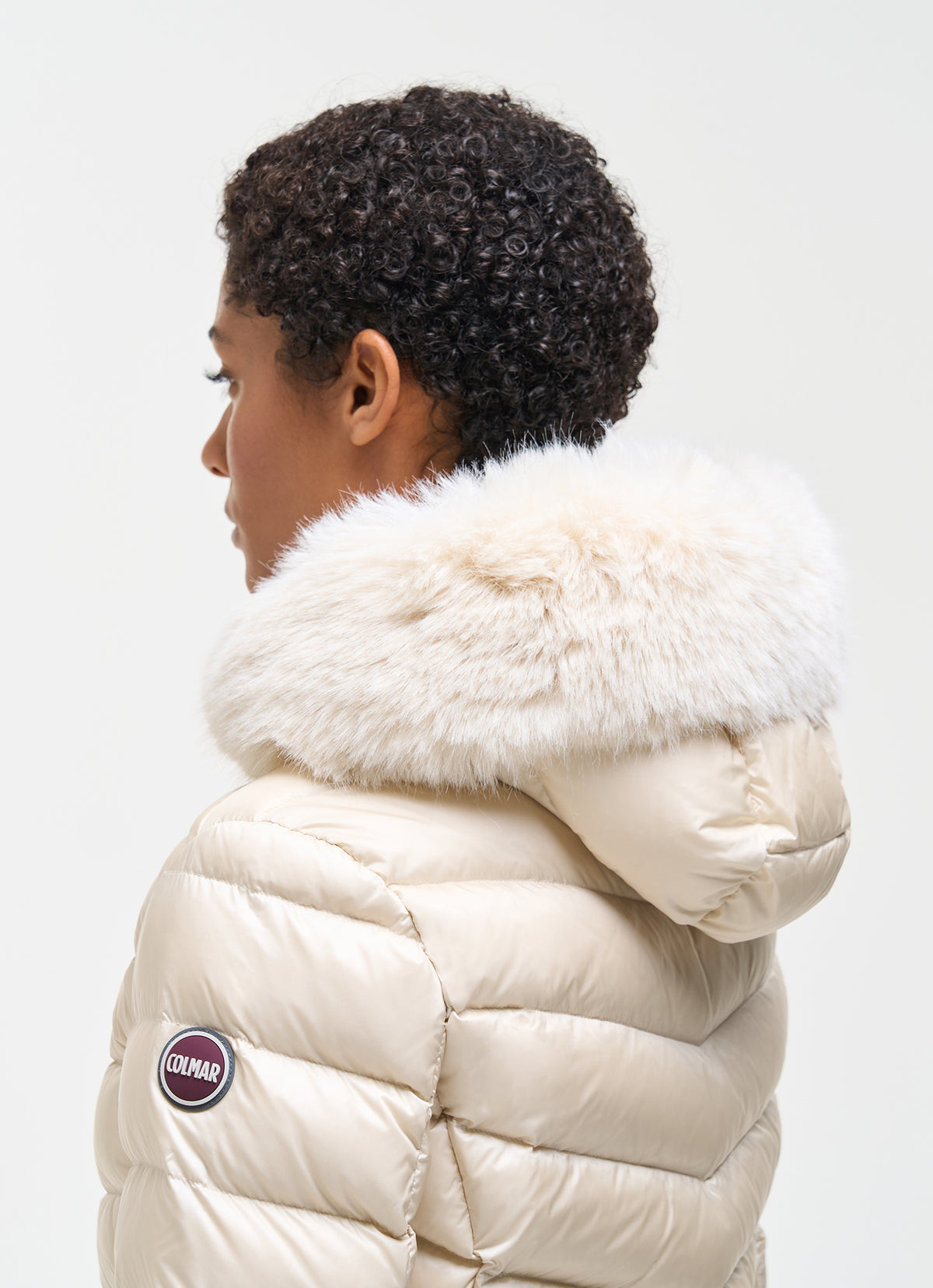 Colmar Piumino donna con cappuccio in pelliccia sintetica 22000019E 2YO 56 - immagine 3