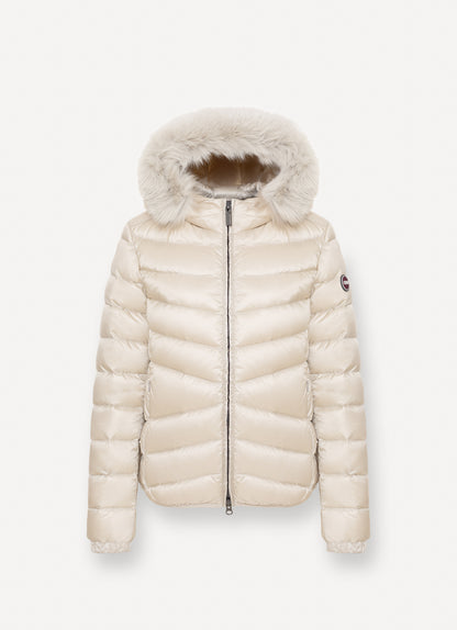 Colmar Piumino donna con cappuccio in pelliccia sintetica 22000019E 2YO 56 - immagine 5