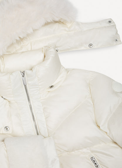 Colmar Piumino donna con inserti in pelliccia sintetica 22000030E 2YO 624