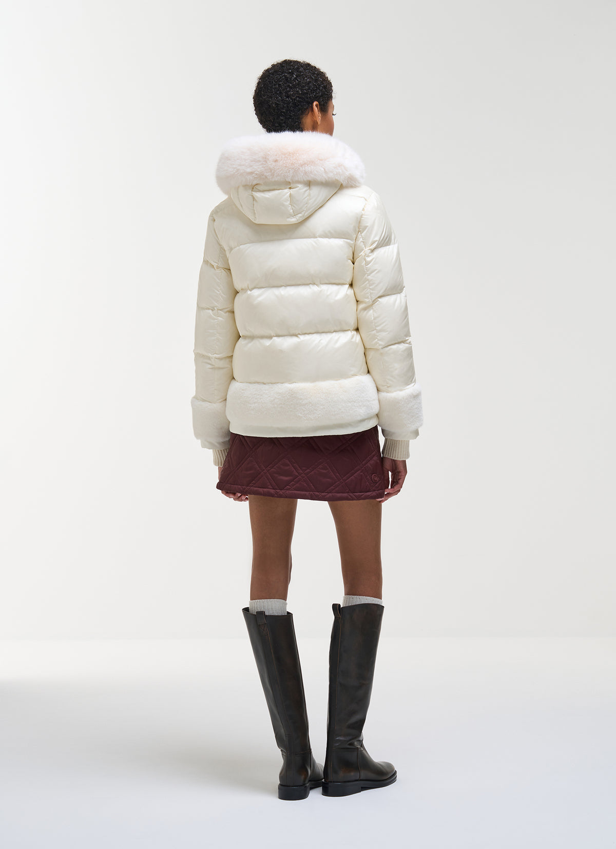 Colmar Piumino donna con inserti in pelliccia sintetica 22000030E 2YO 624