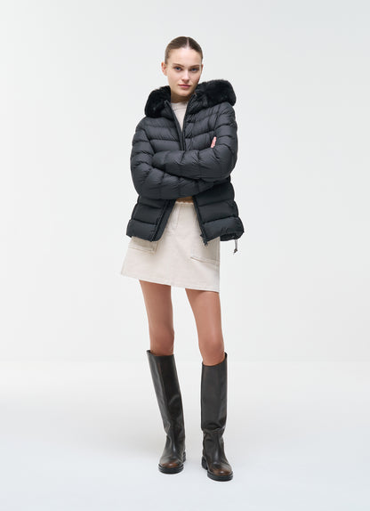 Colmar Piumino donna opaco con pelliccia sintetica 22000039E 2XX 99