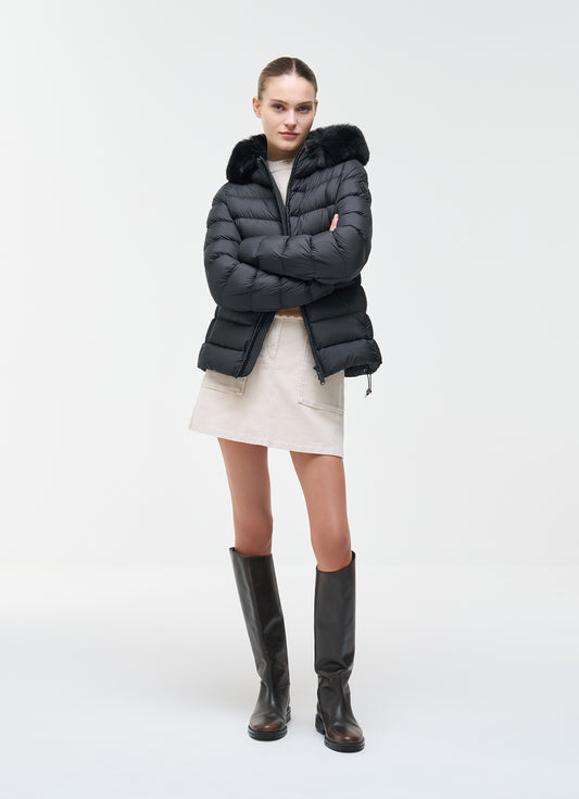 Colmar Piumino donna opaco con pelliccia sintetica 22000039E 2XX 99 - immagine 1